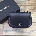 Chanel Calflskin Flap Shoulder Bag Black A98775 VS07274