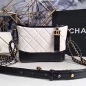 Chanel Chanel's Gabrielle Small Hobo Bag White A91810 VS08467