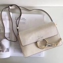 Cheap Imitation Chloe Faye Small Calfskin and Suede Shoulder Bag Grey 240602 VS05052