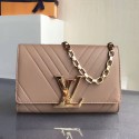 Cheap Louis Vuitton Embossed Calfskin Chain Louise GM Nude M54113 VS02429
