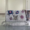 Cheap Louis Vuitton Fall Winter 2015 TWIST Chain Purse M61490 Grey VS02311