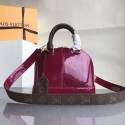 Cheap Louis Vuitton Patent Leather Alma BB Purple M54785 VS08585