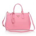 Cheap Prada 33CM Saffiano Leather Tote Bag BN2274 Pink VS07398