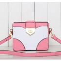 Cheap Prada Saffiano Leather Flap Bag BN5045 Pink VS05579