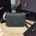 Cheap Saint Laurent Dylan Green Calfskin Cross-body Bag 377827 VS05718