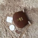 Chloe Drew Calf Leather Shoulder Bag Tan 151050 VS03672