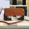 Chloe Faye Small Calf Leather Shoulder Bag Brown 290960 VS02620