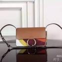 Chloe Faye Small Calf Leather Shoulder Bag Brown 6005 VS02798