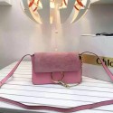 Chloe Faye Small Calf Leather Shoulder Bag Pink 3S1126 VS02812