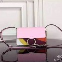 Chloe Faye Small Calf Leather Shoulder Bag Pink 6005 VS05711