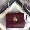 Chloe Medium Mily Leather Shoulder Bag Burgundy C230120 VS06783