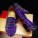 Christian Louboutin Blue Rollerboy Spikes CL1210 VS02353