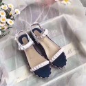 Christian Louboutin Calfskin Sandal Blue CL002 VS08321