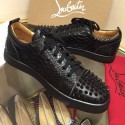 Christian Louboutin Gondolaclou Flat Black Python Print CL1230 VS01540