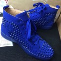 Christian Louboutin Louis Spikes Flat Blue CL1240 VS02615