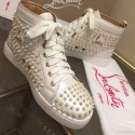 Christian Louboutin Louis Spikes Flat Off-white CL1240 VS00322