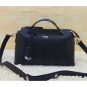 Copy AAA Fendi BY THE WAY Bag Calfskin Leather FD2356 Black VS09194