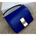 Copy Celine Classic Box mini Flap Bag Smooth Leather C11041 Royal VS02828