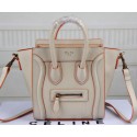 Copy Celine Luggage Nano Bag Original Leather CT3308S OffWhite VS04367