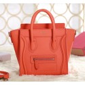 Copy Celine Nao Luggage 3309 in Orange Original Leather VS08254