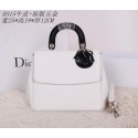 Copy Dior Cruise 2015 Show Top Handle Bag CD0315 White VS03231