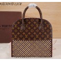 Copy Fashion Louis Vuitton M41234 Shopping Bag Christian Louboutin Burgundy VS07221
