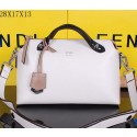 Copy Fendi By The Way Tote Bag Calfskin Leather F2350 White VS08307