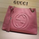 Copy Gucci Soho Leather Shoulder Bag Light Pink 308982 VS04154