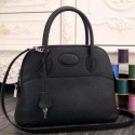 Copy Hermes Bolide 31CM Original Leather Tote Bag Black VS05232