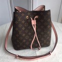 Copy Louis Vuitton Monogram Canvas Neonoe Rose Poudre M44022 VS08317