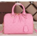 Copy Louis Vuitton Monogram Empreinte Speedy Top Handle Bags M40762 Pink VS09213