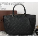 Copy Louis Vuitton Monogram Empreinte Turenne MM Bag M48814 Black VS09399