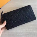 Copy Louis Vuitton Monogram Empreinte Zippy Wallet Noir M60549 VS04276