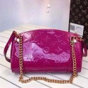 Copy Louis Vuitton Monogram Vernis Santa Monica Clutch Magenta M50410 VS00243