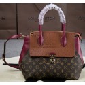 Copy Louis Vuitton Precious Leather Majestueux Bag M42963 Burgundy VS04050