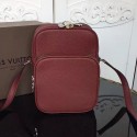 Copy Louis Vuitton Taurillon Leather Amazone 22 Bag Burgundy M54302 VS02084