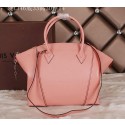 Copy Louis Vuitton Veau Cachemire LOCKIT PM Tote Bag M94594 Pink VS01138