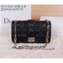 Copy MISS DIOR Shoulder Bag in Original Lambskin CD0314 Black VS05396