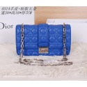 Copy MISS DIOR Shoulder Bag in Original Lambskin CD0314 Blue VS09040