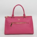 Copy Prada Original Calfskin Leather Top Handle Bag BL0805 in Peach XZ VS03387