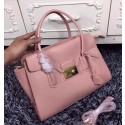 Copy Prada Tote Bag Flap Handbag BN3033 in Pink Saffiano Leather Fug VS03361