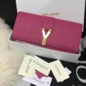 Copy YSL Chyc Travel Case Original Leather 302101 Rose VS02061