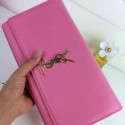 Copy Yves Saint Laurent Classic Monogramme Clutch 30210 Pink VS03719