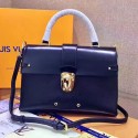 Designer Copy Louis Vuitton Epi Leather One Handle Flap Bag MM Indigo M43125 VS04137