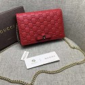Designer Gucci Signature Mini Bag Red 431408 VS05405