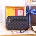 Designer Louis Vuitton Damier Graphite Canvas Kasai Clutch M42838 VS02776