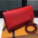 Designer Louis Vuitton Epi Leather Clery Pochette Red M54537 VS09682