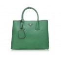 Designer Prada Saffiano Leather Tote Bags BN2756 Green VS01329