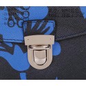 Designer Replica Prada Saffiano Leather Document Holder P60023 Blue VS09586