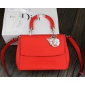 Dior Be Dior Flap Bag Nappa Leather CD99018L Red VS02476